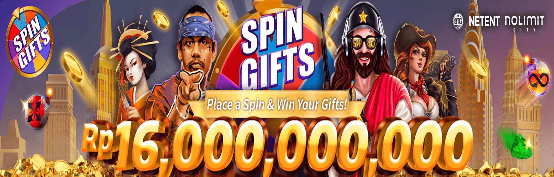 NLC, NE, BTG – Spin Gifts Promotion